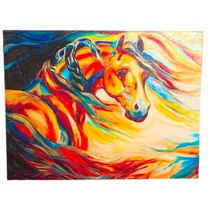 Horse Oil Painting by Artist, Marcia Baldwin